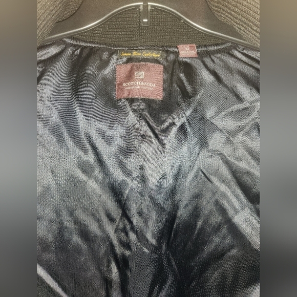 wool blend quilted plaid vest Women's Sz Medium SCOTCH & SODA - Picture 9 of 16